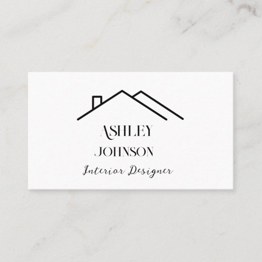 Carte De Visite Moderne Calligraphie (Devant)