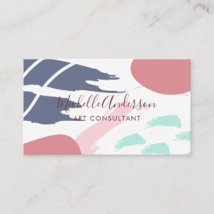 Carte De Visite Moderne Chic Abstrait