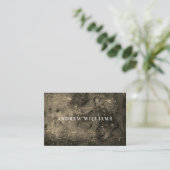 Carte de visite moderne chic noir et blanc (Debout devant)