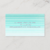 Carte De Visite Moderne Chic Proffesional, Lèvres -Artiste maquill (Dos)