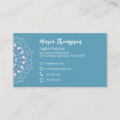 Carte De Visite Moderne Chic Simple Professionnel Minimal Business (Devant)