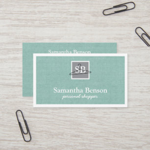 Carte De Visite Moderne chic styliste de mode personnel magasin