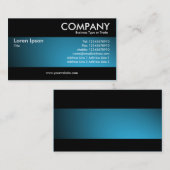 Carte De Visite Moderne - Ciel bleu brillant (Devant / Derrière)