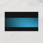 Carte De Visite Moderne - Ciel bleu brillant (Dos)
