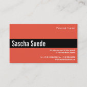 Carte De Visite Moderne, clair, impressionnant (Devant)