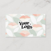 Carte de visite moderne – Code QR & logo (Devant)
