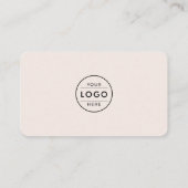 Carte De Visite Moderne code QR multi social Mocha 3 (Dos)
