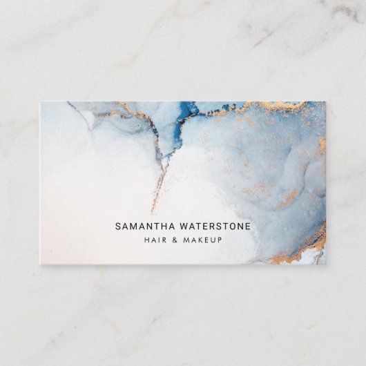 Carte De Visite Moderne Contemporain Élégant Beauté Personnalisée (Devant)