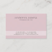 Carte De Visite Moderne Créatif Élégant Professionnel Design simpl (Devant)