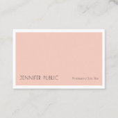 Carte De Visite Moderne Créatif Simple Design Modèle tendance (Devant)