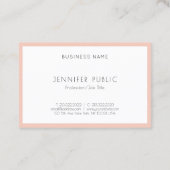 Carte De Visite Moderne Créatif Simple Design Modèle tendance (Dos)