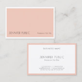 Carte De Visite Moderne Créatif Simple Design Modèle tendance (Devant / Derrière)