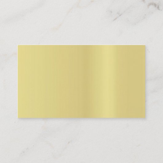 Carte De Visite Moderne Creative Black and Gold Luxe (Dos)