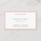 Carte De Visite Moderne Creative Simple Design Modèle (Dos)