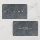 Carte de visite moderne d'ardoise (Devant / Derrière)
