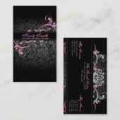 Carte de visite moderne de coiffeur (Devant / Derrière)