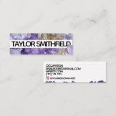 carte de visite moderne de diamant (Devant / Derrière)