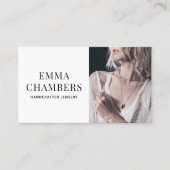 Carte de visite moderne de joaillerie (Devant)