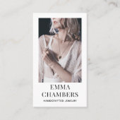 Carte de visite moderne de joaillerie (Devant)