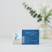 Carte de visite moderne de luxe (Debout devant)