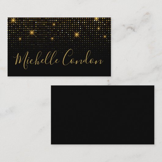 Carte de visite moderne de luxe (Devant / Derrière)