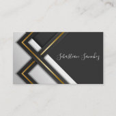 Carte de visite moderne de luxe (Devant)