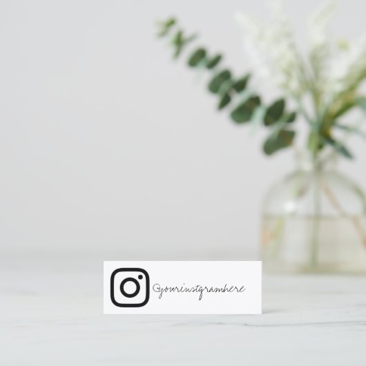 carte de visite moderne de médias sociaux en (Debout devant)