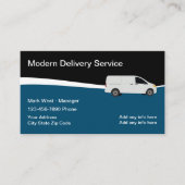 Carte de visite moderne de messagerie (Devant)