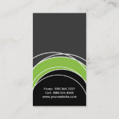 Carte de visite moderne de monogramme (Dos)