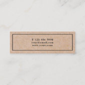 Carte de visite moderne de Papier d'emballage (Dos)