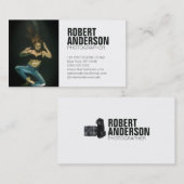 Carte de visite moderne de photo pour des (Devant / Derrière)