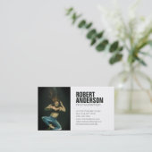 Carte de visite moderne de photo pour des (Debout devant)