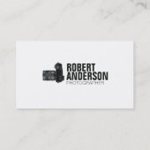 Carte de visite moderne de photo pour des (Dos)