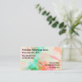 Carte De Visite Moderne de psychothérapeute conçu (Debout devant)