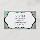 Carte de visite moderne de raboteuse de cheveux de (Dos)