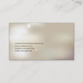 Carte de visite moderne de raboteuse de cheveux de (Dos)