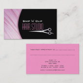 Carte de visite moderne de rendez-vous de salon de (Devant / Derrière)