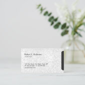 Carte de visite moderne de sécurité d'identité (Debout devant)