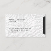 Carte de visite moderne de sécurité d'identité (Devant)