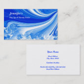 Carte de visite moderne de spa (Devant / Derrière)