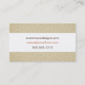 Carte de visite moderne d'échafaudage de maison de (Dos)