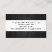 Carte de visite moderne design en bois (Dos)