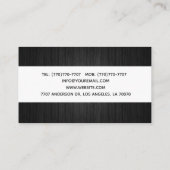 Carte de visite moderne design en bois (Dos)