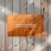 Carte de visite moderne design en bois