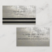 Carte De Visite Moderne Design Professionnel Gratté (Devant / Derrière)