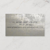 Carte De Visite Moderne Design Professionnel Gratté (Dos)