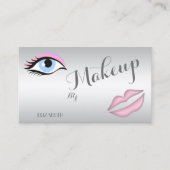 Carte De Visite Moderne Design Professionnel, Oeil, Lèvres (Devant)