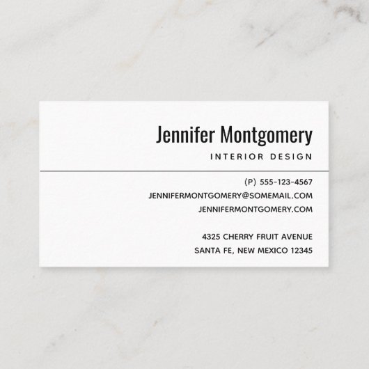 Carte De Visite Moderne Design Turquoise & Or Agate sur blanc (Dos)