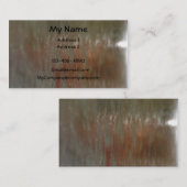 Carte de visite moderne d'or (Devant / Derrière)