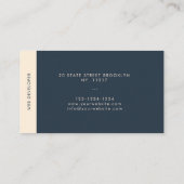 Carte De Visite Moderne double face (Dos)